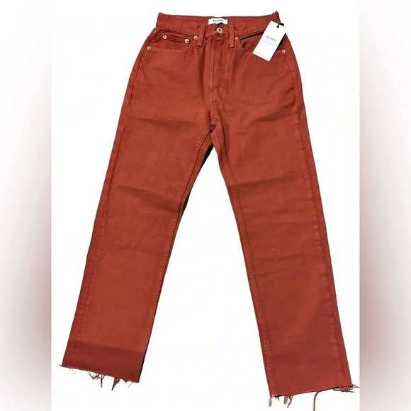 RE/DONE NWT 70s Stove Pipe in washed brick - Picture 3 of 4